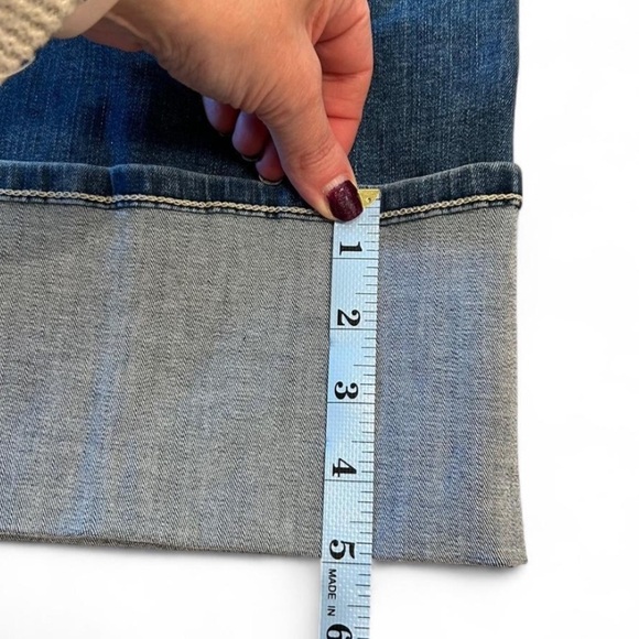 Wide Leg Jeans With Cuff, High Rise, NYDJ Teresa Jeans, Brand NWT - Picture 6 of 9